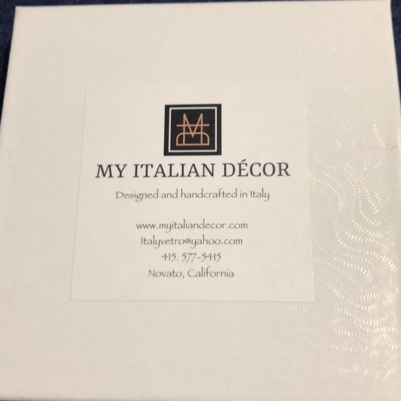 Hand made glass dish - Picture 3 of 3